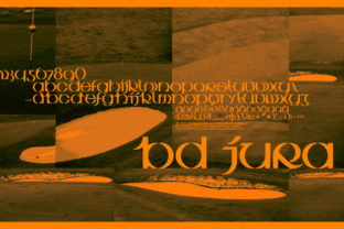 BD Jura: The Geometric Celtic Typeface for Bold Campaigns