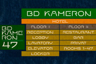 BD Kameron Typeface for Modern Digital Branding