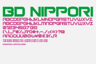 BD Nippori: The Display Font That Brings Tokyo Vibes to Your Crafts
