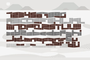 BD Tatami: A Blocky Typeface for Handmade Branding