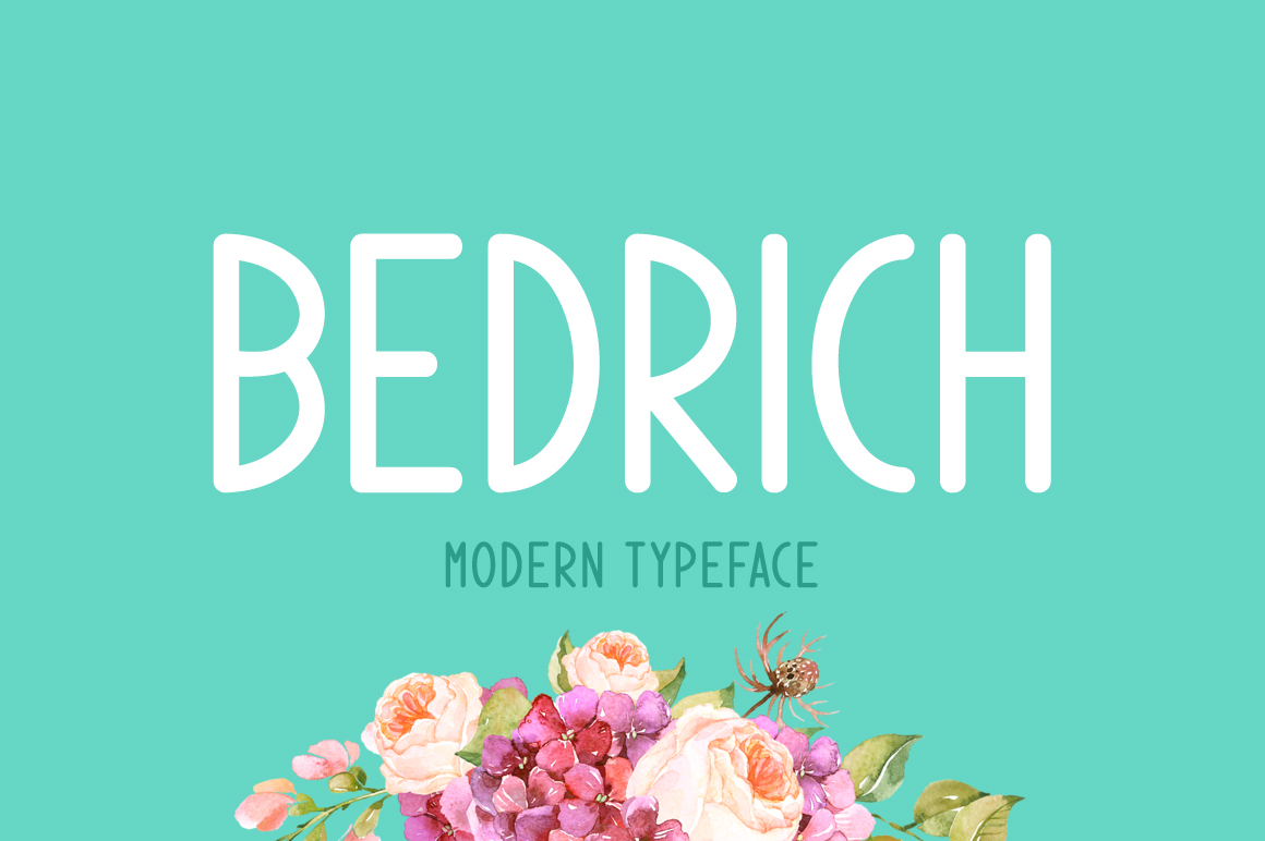 Bedrich: A Modern Display Typeface for Polished Web Design