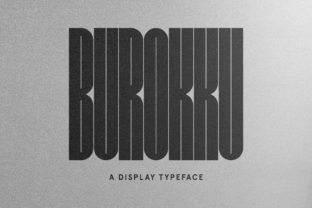 Burokku: The Bold Display Typeface for Standout Branding