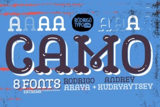 Camo: The Ultimate Display Font for Handmade Crafts