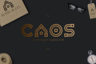 Caos Typeface: A Bold Display Font for Creative Branding
