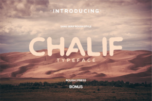Chalif: The Hand-Drawn Display Font for Authentic Branding