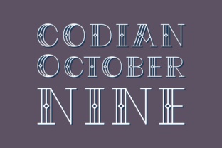 Codian October Nine: A Striking Display Typeface for Bold Branding