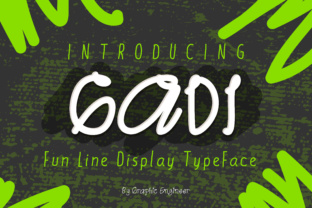 Gadi: The Charming Handwritten Display Font for Creative Makers
