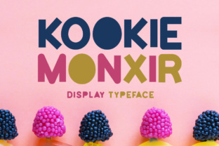 Kookie Monxir: A Playful Display Typeface for Editorial Design
