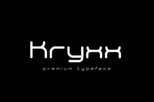 Kryxx: The Sleek Sans Serif Display Typeface for Makers