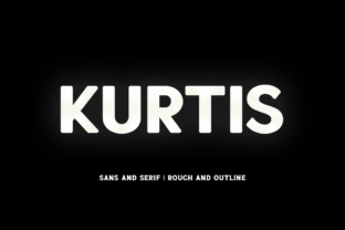 Kurtis Family: A Bold Display Typeface for Modern Editorial Design