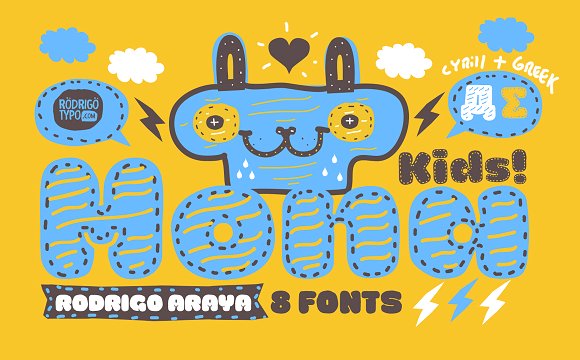 La Mona Kids: A Playful Display Typeface for Editorial Design