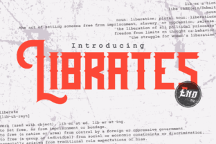 Librates Typeface: Strong Display Fonts for Modern Web Design