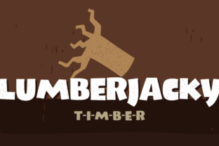 Lumberjacky: The Bold Display Font for Winter Branding