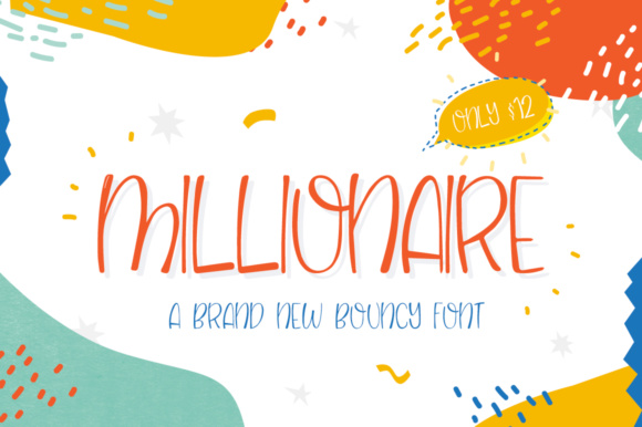Millionaire: The Bouncy Display Font for Modern Designers