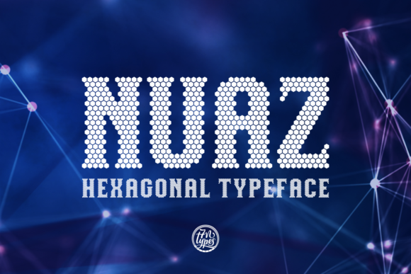 Nuaz: The Hexagonal Display Typeface for Modern Web Design