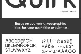 Quirk: The Geometric Display Font for Bold Campaigns