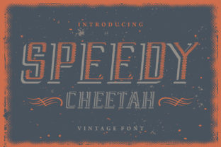 Speedy Cheetah: The Vintage Display Typeface for Handmade Brands