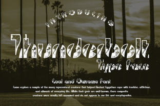 Thunderbolt: A Premium Display Typeface for Modern Editorial Design