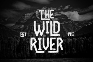 Wild River: A Vintage Display Typeface for Modern Campaigns